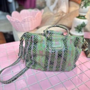 HOBO Brand Medium Sheila. Multicolor Patterned Women's Genuine Leather Bag